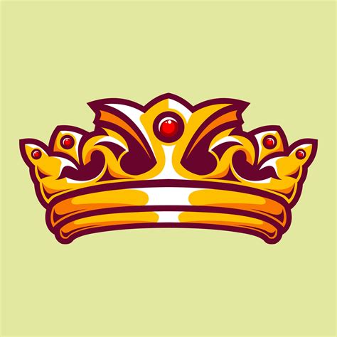 Illustration design gold crown vector 15324658 Vector Art at Vecteezy