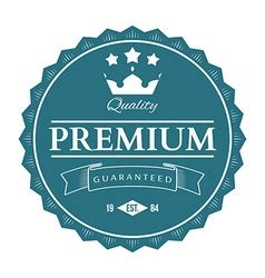 Premium Quality Labels And Badges Royalty Free Vector Image