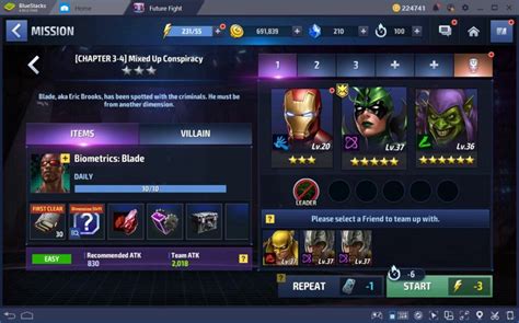 How To Upgrade And Quickly Level Your Heroes In Marvel Future Fight Bluestacks