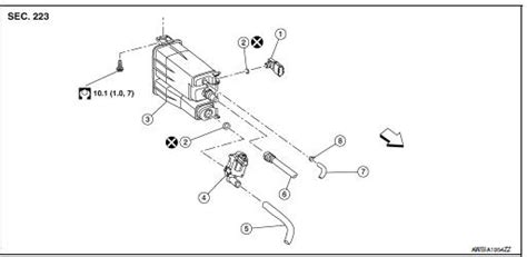 Nissan Rogue Service Manual EVAP Control System Pressure Sensor