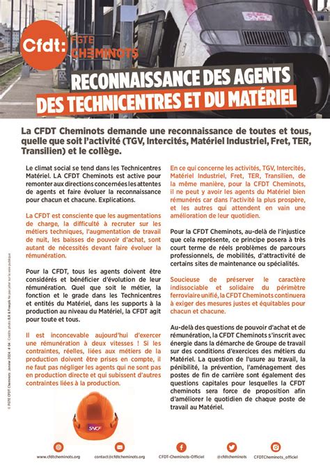 CFDT Cheminots Bilan De La Table Ronde Contigents Niveau 2024