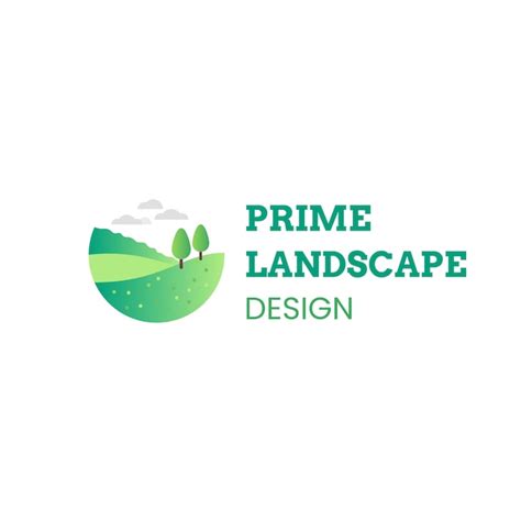 Free Vector | Landscaping logo template design