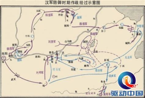 楚汉地图楚汉之争楚汉相争大山谷图库