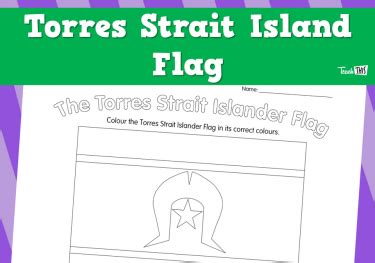 torres strait islander flag colouring teacher resources