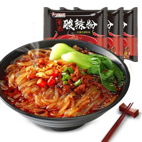 Bundle Deal Sour And Spicy Noodles X G Each Chongqing Glass Soup Chongqing Instant Hot