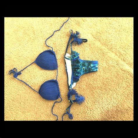 Swim Blue Bikini Poshmark