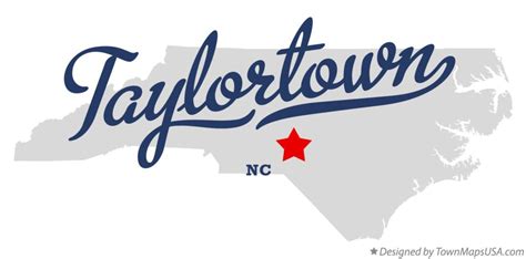 Map of Taylortown, NC, North Carolina