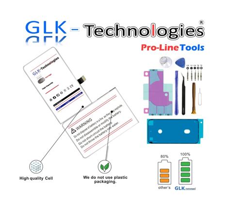 GLK Technologies Akku für Apple iPhone X 10 A1901 A1865 A1902