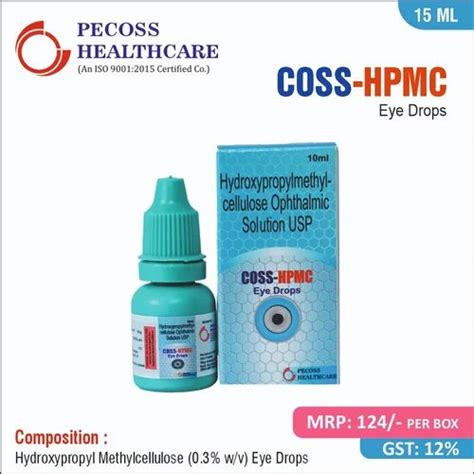 Coss Hpmc Hydroxypropyl Methylcellulose Ophthalmic Solution Usp Eye