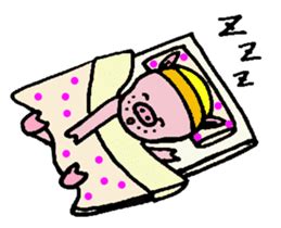 Pig Of The Gay Of The Mustache By Pupu Sticker