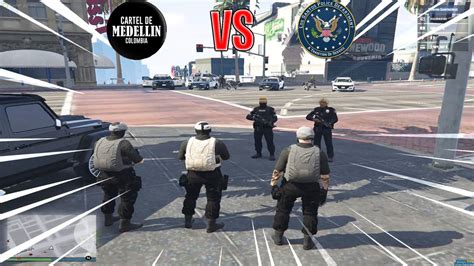 Le Cartel De Medellin Rentre En Action [banque Principal] [gta V Rp