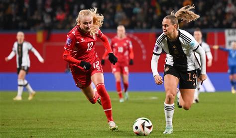 Deutschland gegen Dänemark 3 0 DFB Frauen wahren Olympia Chance