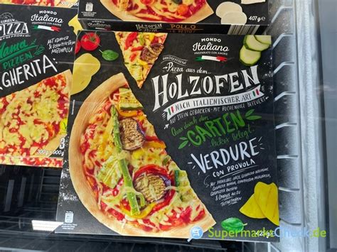 Mondo Italiano Holzofen Pizza Verdure Con Provola Preis Angebote