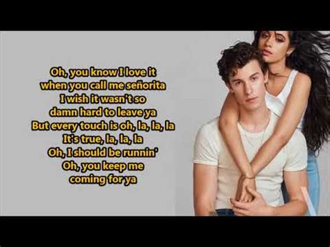 Shawn Mendes Camila Cabello Señorita Lyrics HeyLyrics YouTube