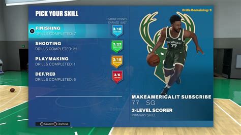 Fastest And Easiest Drills For Quick Badge Points Progression Nba K