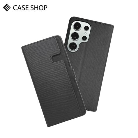 Case Shop Samsung S24 Ultra 前收納側掀皮套 黑 Samsung適用手機殼套 Yahoo奇摩購物中心