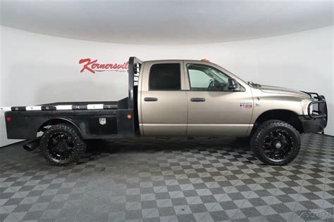 2008 Dodge Ram 2500 St Flatbed 4wd Cummins Diesel Quad Cab Truck Towing Package 134056 Miles