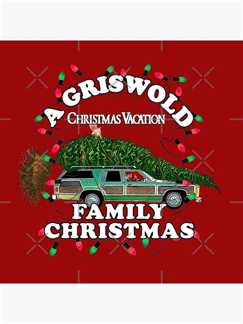 "A Griswold Family Christmas - Christmas Tree Station Wagon" Art Board ...