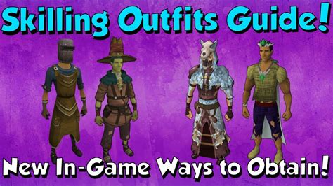 Skilling Outfits Guide Runescape 3 How To Obtain The New And Old Ones Youtube