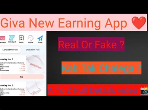 Giva New Earning App Payment Proof Giva App Real Or Fake Giva Kab