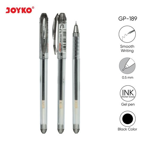 Jual 1pc Gel Pen Pulpen Pena Joyko GP 189 Oval Gel 0 5 Mm