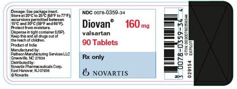 Diovan Tablets FDA Prescribing Information Side Effects And Uses