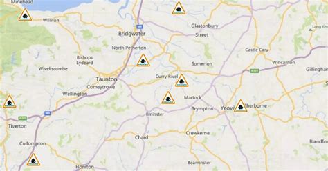 Live updates as floods close Somerset road as alerts and warnings cause chaos - Somerset Live