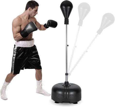 Bonnlo Reflex Bag Freestanding Punching Bag With Stand Speed Boxing