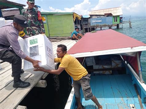 Tni Polri Kawal Pendistribusian Logistik Pemilu Di Morowali Dengan