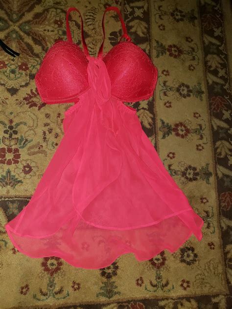 Vintage Victorias Secret Lingerie Lace Bust Sheer Re… Gem