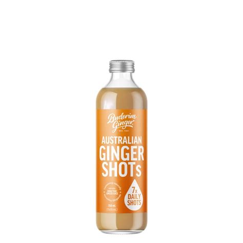 Australian Ginger Shots 350ml Buderim Ginger