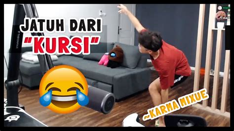 Ketika Bang AL Jatuh Dari Kursi Karma Mixue Naplive YouTube