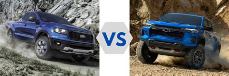 2023 Ford Ranger Vs Chevy Colorado