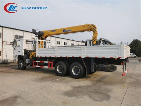 High Quality Shacman X Tons Crane Mounted On Cargo Truck Heavy