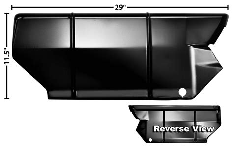 Chevrolet El Camino Quarter To Bed Filler Rh Dynacorn Hp