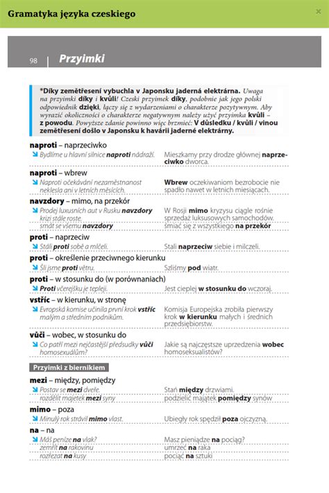 Gramatyka J Zyka Czeskiego Z Praktycznymi Przyk Adami Czeski