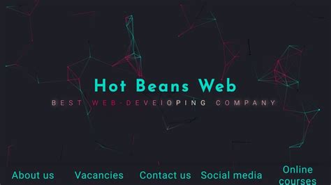 Hot Beans Web Design Final