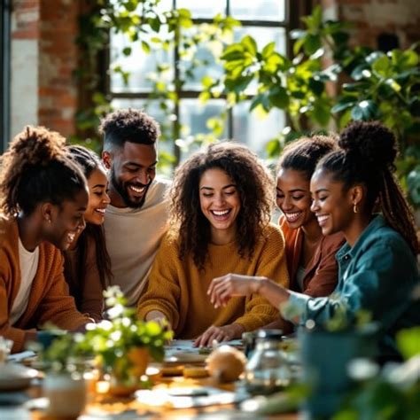 joyful community gathering image community seniors friendship