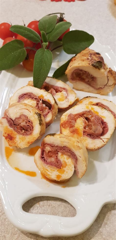 ROLLÈ di pollo con prosciutto crudo scamorza e nduja Blog di Marghe