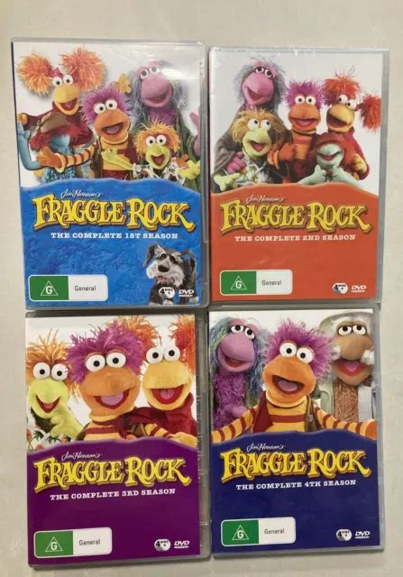 JIM HENSONS FRAGGLE Rock Complete Series 1 4 DVD Bulk Lot 37 80