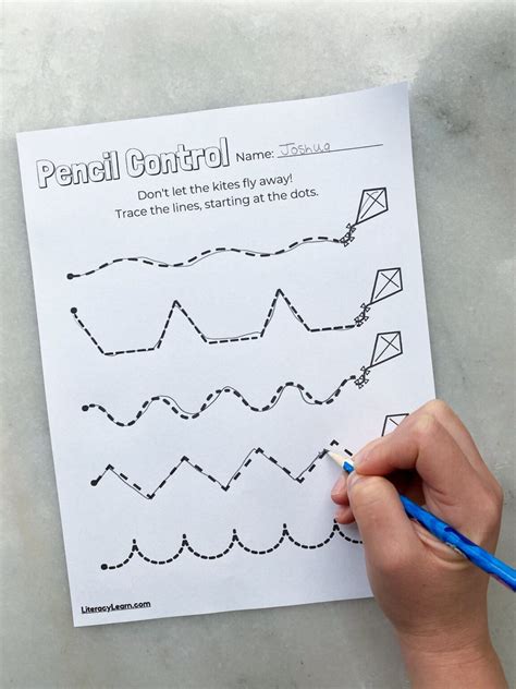 7 Pencil Control Worksheets Free Printables Literacy Learn