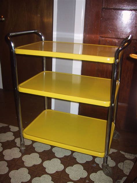 20 Vintage Metal Kitchen Cart Homyhomee