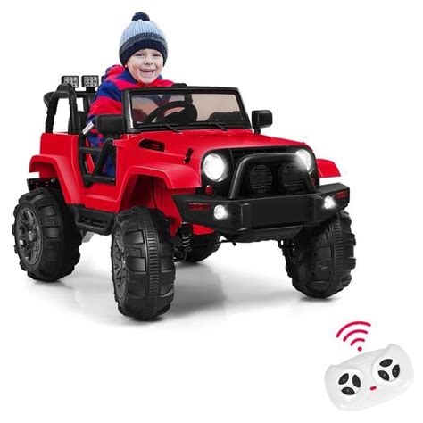 Dreamade Voiture V Hicule Lectrique Enfant Avec T L Commande Lumi Re