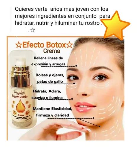 Crema Efecto Botox Anti Arrugas Previene Y Rellena Arrugas Meses Sin