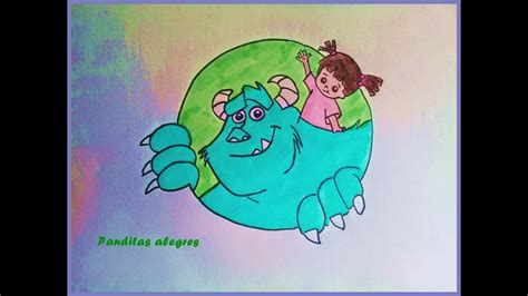 Aprende A Dibujar A Boo Y A Sully De Monsters Inc Youtube