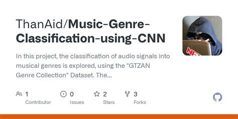 GitHub ThanAid Music Genre Classification Using CNN In This Project