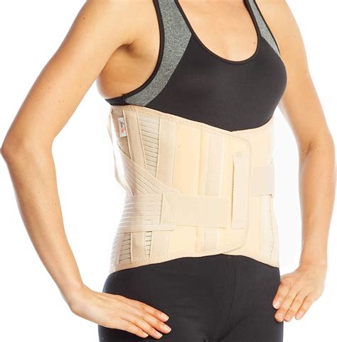 Medical Back Brace Lumbosacral Support Belt With Extra Strap Cm