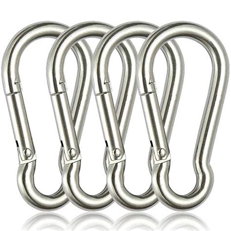 Rtudan Inch Spring Snap Hook Carabiner Stainless Steel Snap