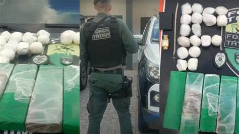 Homem é Preso Com Arma De Fogo E Mais De 11 Quilos De Drogas Em