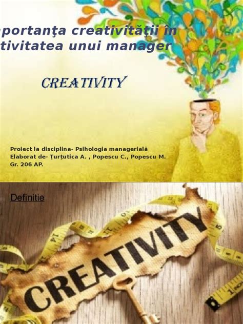 Pdf Importan A Creativit Ii N Activitatea Unui Manager Pptx